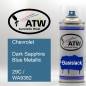 Preview: Chevrolet, Dark Sapphire Blue Metallic, 29C / WA9382: 400ml Sprühdose, von ATW Autoteile West.